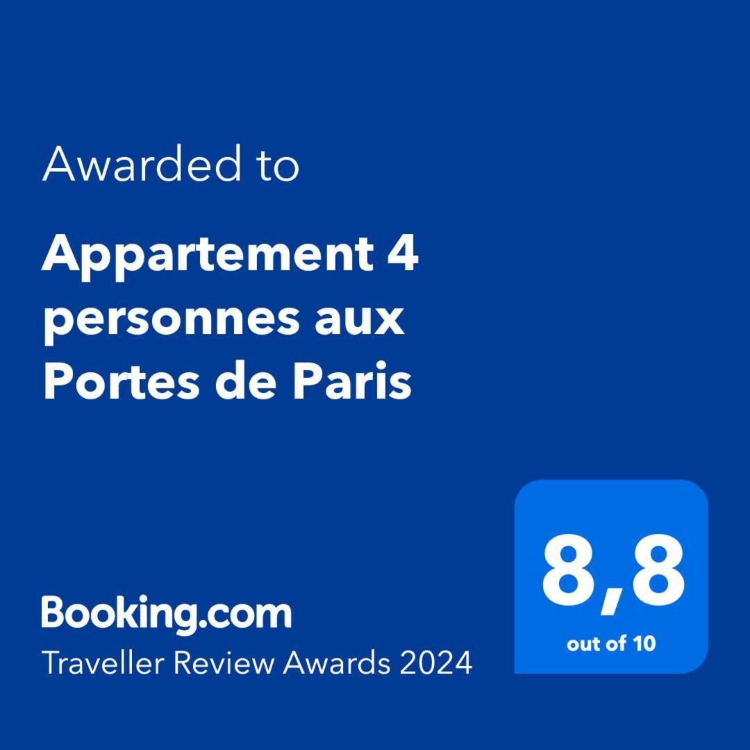 Appartement 4 Personnes Aux Portes De Paris Saint-Denis  Buitenkant foto